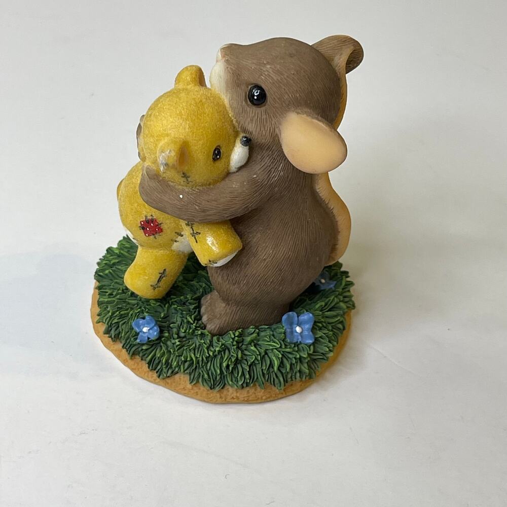 Fitz and Floyd Charming Tails Figurine I Need A Hug 98/438, Special Edition